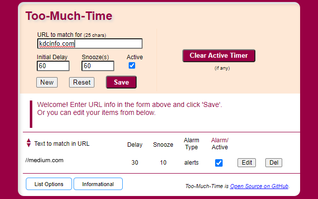 New Browser Extension: Too-Much-Time