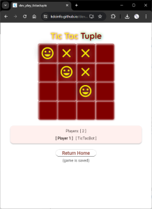 Tic Tac Tuple - Web Play