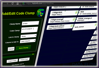 Data Clump Flow App Splash Logo