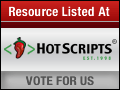 Listed at Hot Scripts